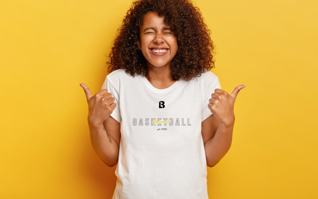 Home Damenshirts mit Bernau Basketball Druck - Fanshop Lok Bernau